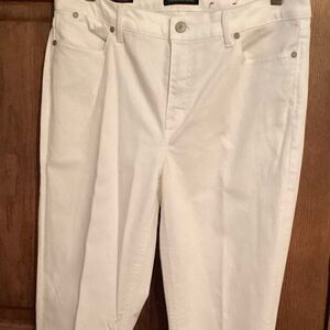 Talbots excellent like new condition white denim jeans